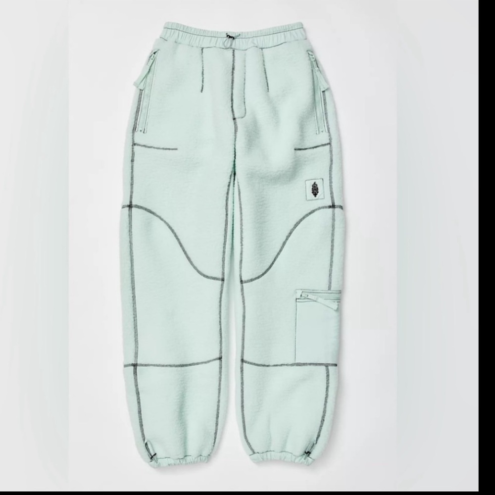 Free People Hit The Slopes Fleece pants Size Small NWT - Picture 4 of 13